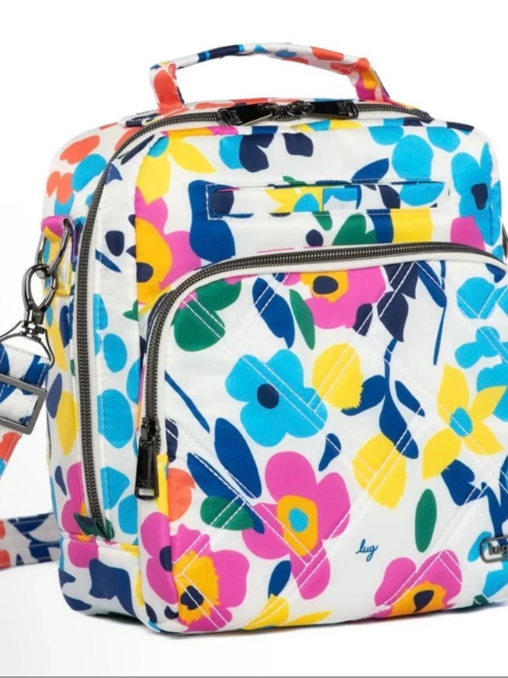 NWT Lug Legacy Collection Ranger Crossbody Bag  in Wildflower Brights ❤️💙💚🩵🩷💜💛🧡